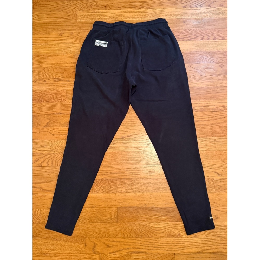 Alphalete Mens Joggers Black Tapered Athletic Sweatpants Large - Picture 2 of 11
